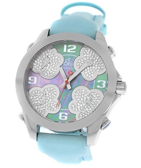 Jacob & Co. Five Time Zone JCMATH15 MOP Diamond Watch